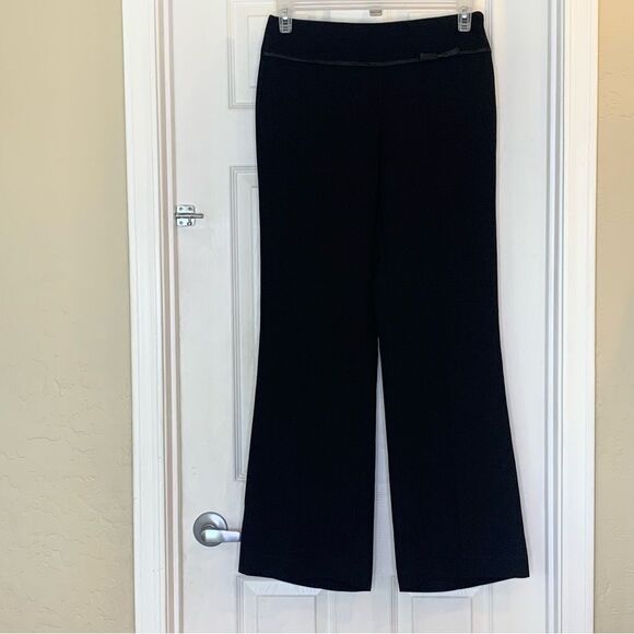 Liz Claiborne Audra Black Pants Flare Leg Size 4 - Picture 10 of 11